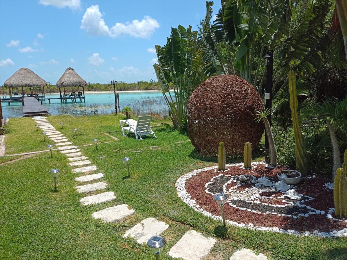 לינה וארוחת בוקר Casa Shiva Bacalar By Mij מראה חיצוני תמונה