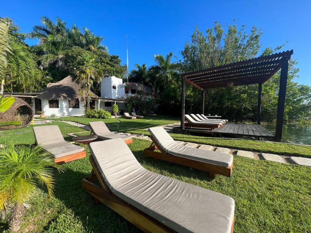 לינה וארוחת בוקר Casa Shiva Bacalar By Mij מראה חיצוני תמונה